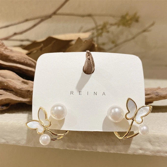 Butterfly Stud Tops Pair