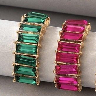 Baguette Layered Ring – Elegant Party Wear Jewelry